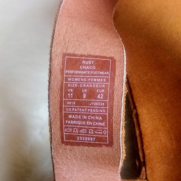 NWOB Chaco  Wayfarer leather sandals sz 11 - Picture 2 of 4